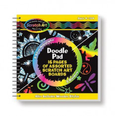 Scratch Art Doodle Pad Scratch Art Doodle Pad: Scratch Art Activity Scratch Art Activity foto