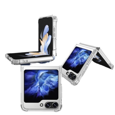Husa de Protectie, Flippy, pentru Samsung Galaxy Z Flip6, MagSafe, TPU, Transparent foto