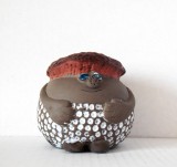 Sculptura ceramica emailata, hand made - Troll - design Annika Kihlman, JIE Gantofta Suedia