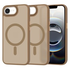 Techsuit - HaloFrost MagSafe Series - iPhone 16e - Sandstone Brown foto