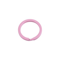 Inel metalic lacuit pentru chei Crisalida, diametru 30 mm, Roz deschis