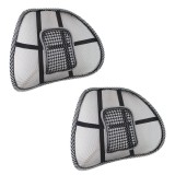 Cumpara ieftin Set 2 perne lombare pentru scaunul de birou sau auto