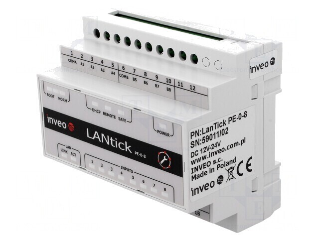 Modul Intrare Digitală 1 Port 10-24VDC LAN 8