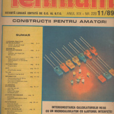 C10391 - REVISTA TEHNIUM, 11/ 1989