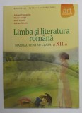 LIMBA SI LITERATURA ROMANA , MANUAL PENTRU CLASA A XII -A de ADRIAN COSTACHE ...ADRIAN SAVOIU , 2009 , PREZINTA HALOURI DE APA