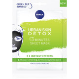 Nivea Urban Skin Detox mască activă și detoxifiantă cu carbon activ 1 buc