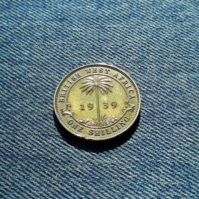 1 Shilling 1939 Africa de Vest / British West Africa foto