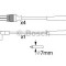 Set fise bujii PEUGEOT PARTNER combispace (5F) (1996 - 2012) BOSCH 0 986 356 889