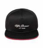 Alfa Romeo Racing șapcă flat official black F1 Team 2023 - Dospěl&aacute; univerz&aacute;ln&iacute;