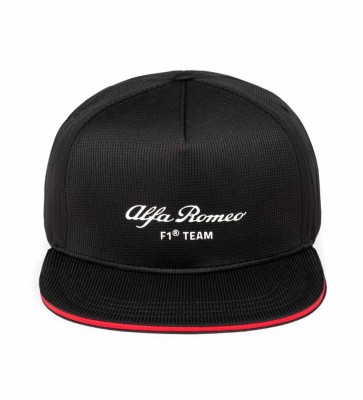 Alfa Romeo Racing șapcă flat official black F1 Team 2023 - Dospěl&amp;aacute; univerz&amp;aacute;ln&amp;iacute; foto