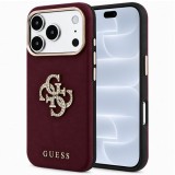 Husa pentru Apple iPhone 18 Pro / 17 Pro, Guess, Smooth Big Strass Logo, Visinie
