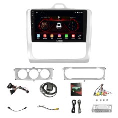 Navigatie Ford Focus 2 2004 - 2011 dedicata Android 13, MaxTech&reg;, 9 inch, GPS, Carplay, WIFI, Radio,