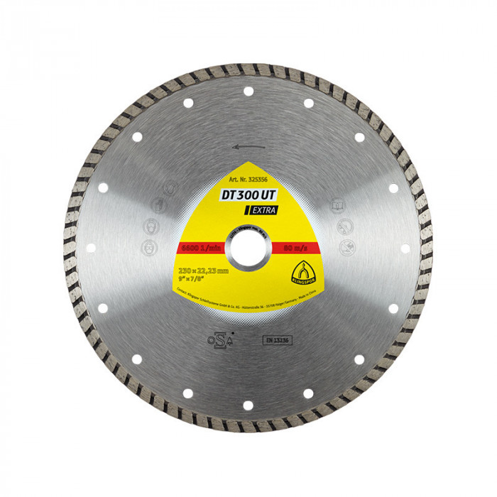 DISC DIAMANTAT TURBO 125MM DT300UT