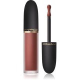 MAC Cosmetics Powder Kiss Lip + Cheek Mousse fard multifuncțional, pentru buze și obraz culoare Over The Taupe 5 ml