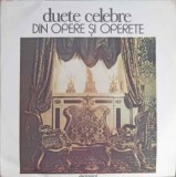 Vinil LP Duete Celebre Opere Operete Electrecord 1984 (Cimarosa, Donizetti, Rossini, Strauss, Lehar, Zeller, Rodgers) Muzica Clasica