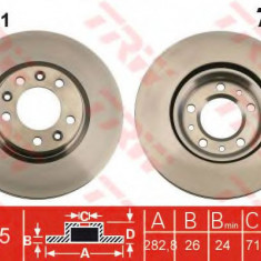 Disc frana PEUGEOT 508 (2010 - 2016) TRW DF6121