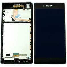 Ansamblu display touchscreen rama Sony Xperia Z3 Plus negru foto