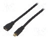 Cablu port micro USB B, USB B micro mufa, USB 2.0, lungime 3m, negru, LOGILINK - CU0124