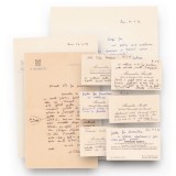 Alexandru Rosetti, trei scrisori + șase cărți de vizită pentru Geo Dumitrescu