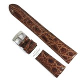Curea de ceas Morellato Amadeus Brown din piele de crocodil - 12mm, 14mm, 16mm,