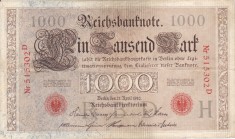 GERMANIA 1.000 marci 1910 VF+!!!