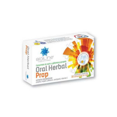 Oral Herbal Prop BioSunLine 30 tablete Helcor foto