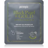 Petitf&eacute;e Black Pearl &amp; Gold mască intensă cu hidrogel cu aur de 24 de karate 32 g