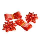 Set 2 funde cu panglica de Craciun