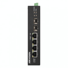 Switch 4 porturi Gigabit PoE&amp;#039;2 porturi uplink SFP - HIKVISION DS-3T0506HP-E-HS foto
