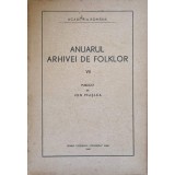 ANUARUL ARHIVEI DE FOLKLOR VOL. VII -PUBLICAT DE ION MUSLEA-237280
