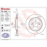 Set discuri frana Hyundai I30 (Pde, I30 Fastback (Pde, 2.0 N, punte spate, 314x20, ventilat, BREMBO