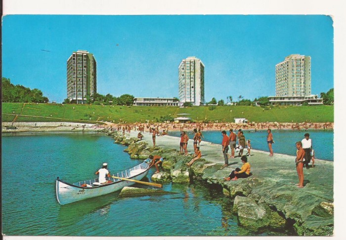 Carte Postala veche Romania - Eforie Nord, Circulata 1975