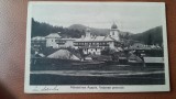 Carte postala, Manastirea Agapia, vedere generala, perioada interbelica