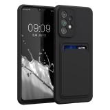 Husa Kwmobile pentru Samsung Galaxy A33 5G, Silicon, Negru, 58145.01, Carcasa
