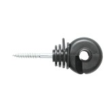Izolator inelar compact negru 5.6 mm, 87x37 mm, pentru gard electric Thor