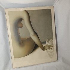 Litografie color semi-nud Georges Rohner, serie limitata, semnata