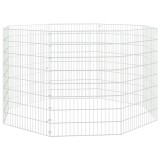 Cumpara ieftin Adapost pentru animale cu 8 panouri, 54x80 cm, fier galvanizat