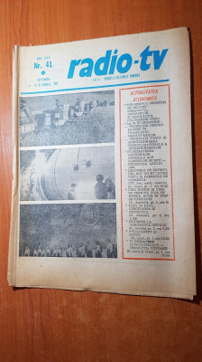 revista radio-tv saptamana 4-10 octombrie 1981 foto