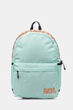 Superdry rucsac femei, culoarea turcoaz, mare, neted, W9110397A-2MD