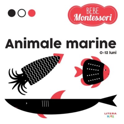 BEBE MONTESSORI. ANIMALE MARINE. 0-12 luni. reeditare foto