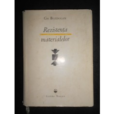 Gheorghe Buzdugan - Rezistenta materialelor (1970, editie cartonata)