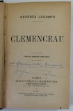 CLEMENCEAU par GEORGES LECOMTE , 1918 , PREZINTA INSEMNARE PE PAGINA DE TITLU *