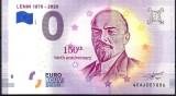!!! 0 EURO SOUVENIR - RUSIA , LENIN , 150 DE ANI DE LA NASTERE - 2019.1 - UNC // NU TRIMIT PRIN CURIER