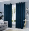 Draperie tip tesatura in cu inele auriu antic, Madison, 150x245 cm, densitate 700 g/ml, Fira, 1 buc