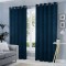 Draperie tip tesatura in cu inele gri, Madison, 150x240 cm, densitate 700 g/ml, Fira, 1 buc