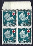 Romania 1957 - Lp 438 - Saptamana Crucii Rosii - bloc de 4 - MNH