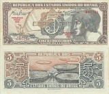 1961 , 5 cruzeiros ( P-166a ) - Brazilia - stare UNC