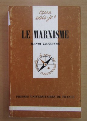 Henri Lefebvre - Le marxisme foto