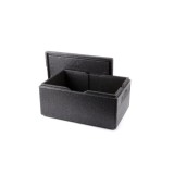 Cumpara ieftin Cutie termoizolanta cu capac 46 lt, GN1/1, tip thermobox, interior 538x338x(H)257 mm, Hendi Kitchen Line, spuma polipropilenica, exterior 600x400x(H)3