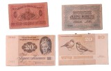 Bancnote Cehoslovacia 1918 și Danemarca 1972
